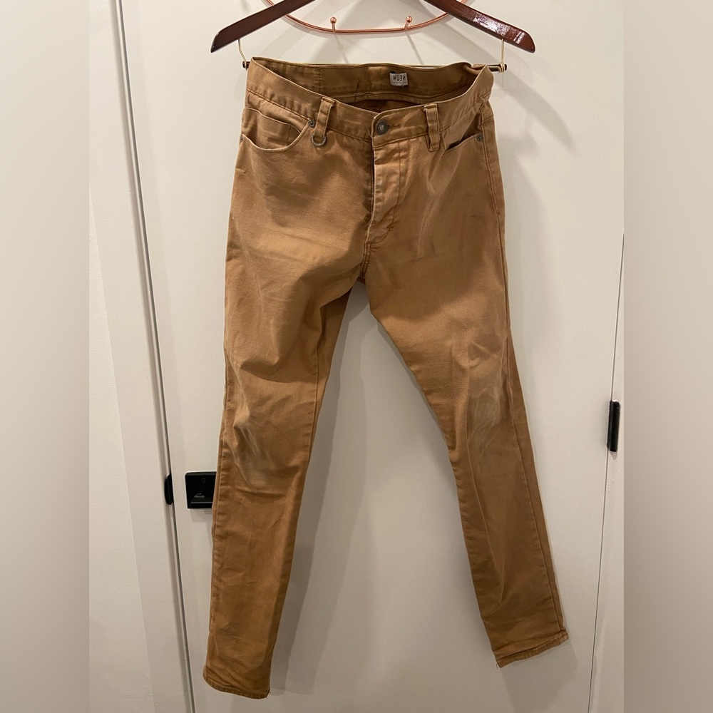 NEUW tan denim pants